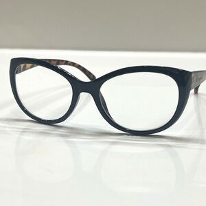 Betsy Johnson Eyeglasses Frame Womens 55-15-130 Plastic Full Rim Black/Brown